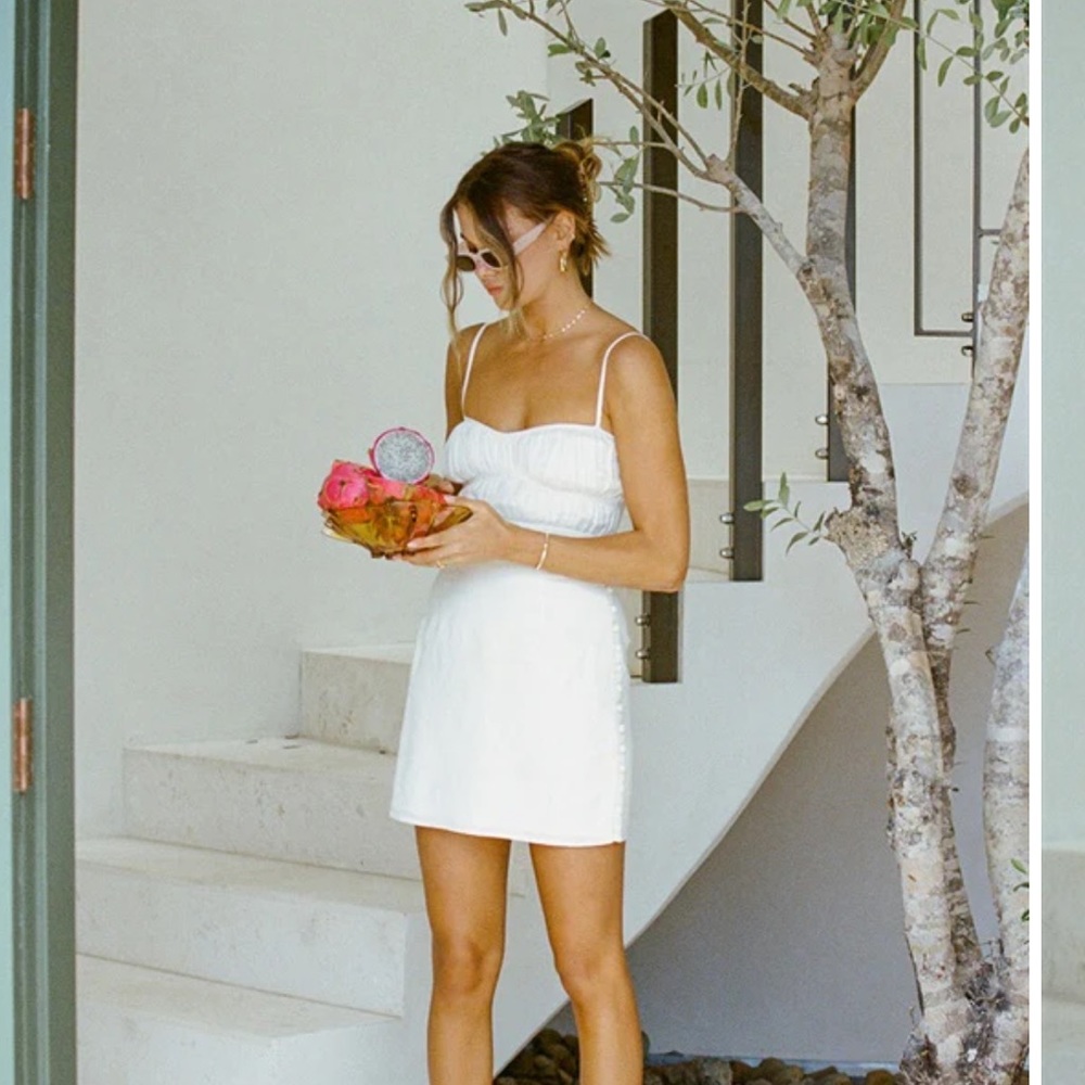 Sabo skirt white line dress